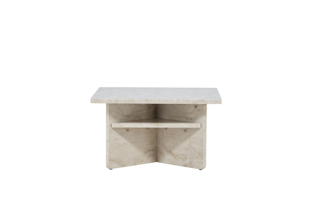 Venture Home Ålesund Coffe table 75*75  - Marble look /