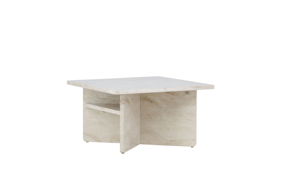 Venture Home Ålesund Coffe table 75*75  - Marble look /