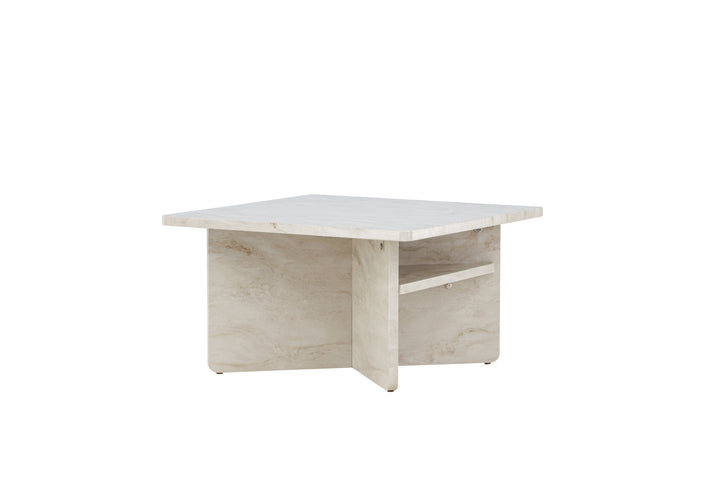 Venture Home Ålesund Coffe table 75*75  - Marble look /