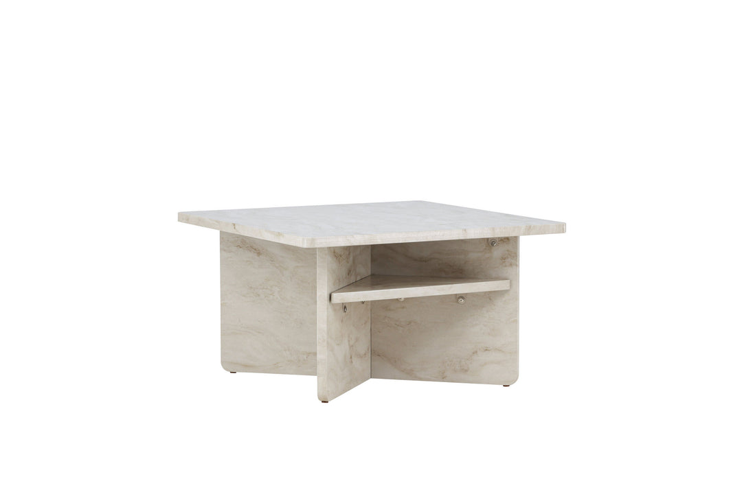 Venture Home Ålesund Coffe table 75*75  - Marble look /