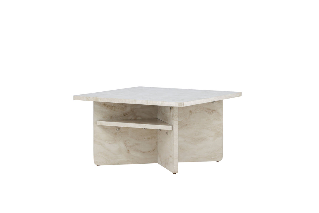 Venture Home Ålesund Coffe table 75*75  - Marble look /