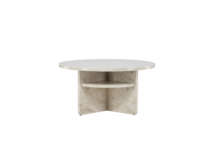 Venture Home Ålesund Coffe table φ85 - Marble look /