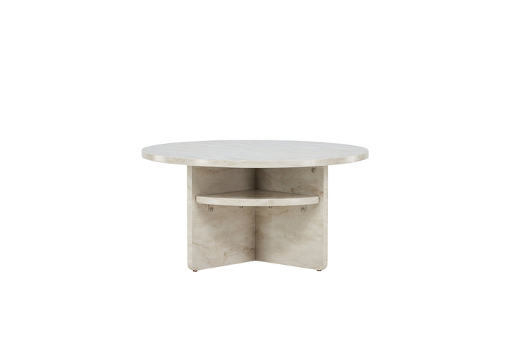 Venture Home Ålesund Coffe table φ85 - Marble look /