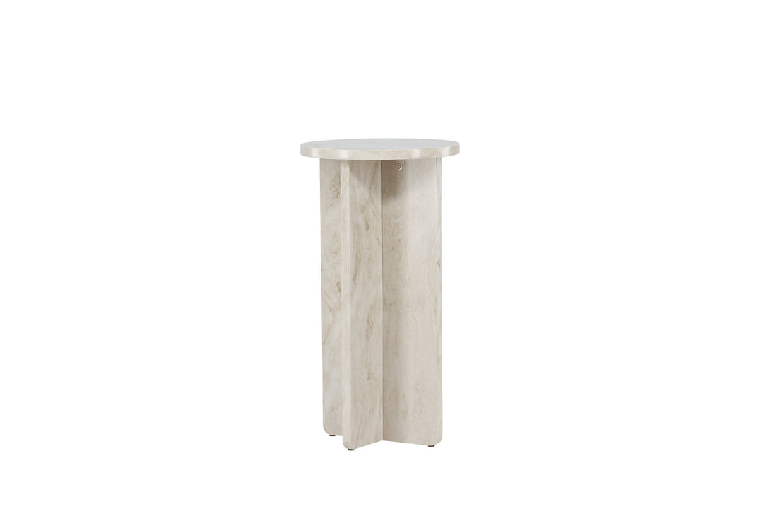 Venture Home Ålesund Side table φ40 - Marble look /