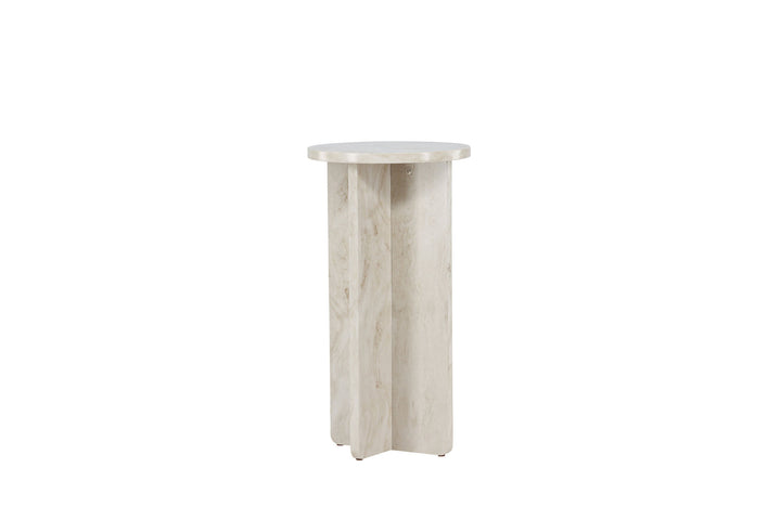 Venture Home Ålesund Side table φ40 - Marble look /
