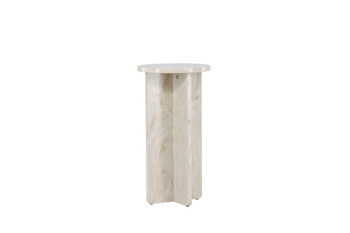 Venture Home Ålesund Side table φ40 - Marble look /