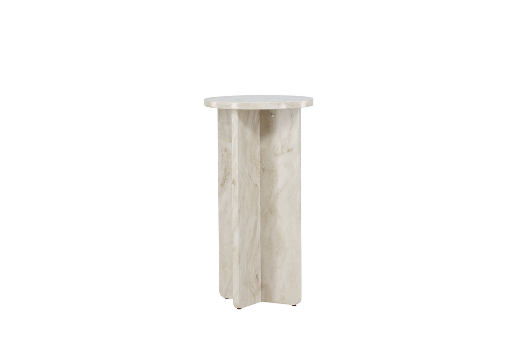 Venture Home Ålesund Side table φ40 - Marble look /