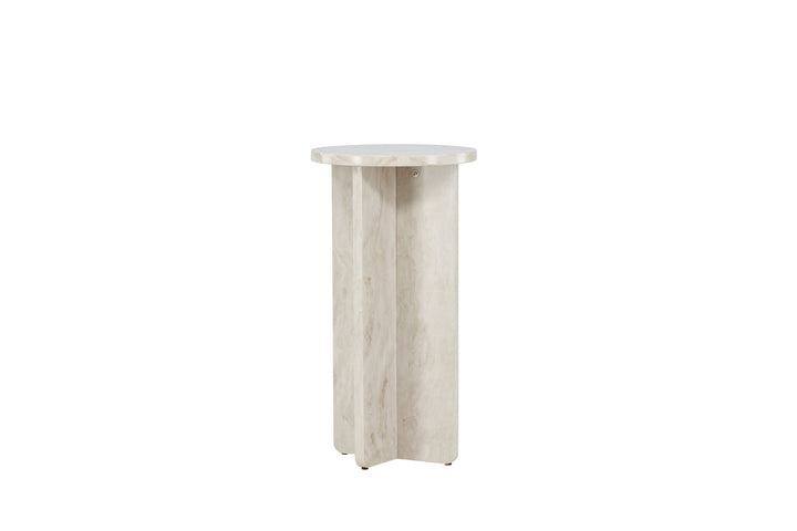 Venture Home Ålesund Side table φ40 - Marble look /