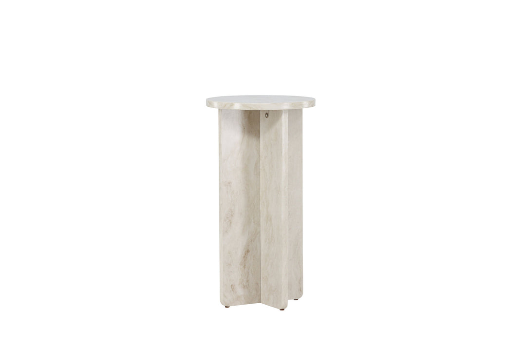 Venture Home Ålesund Side table φ40 - Marble look /