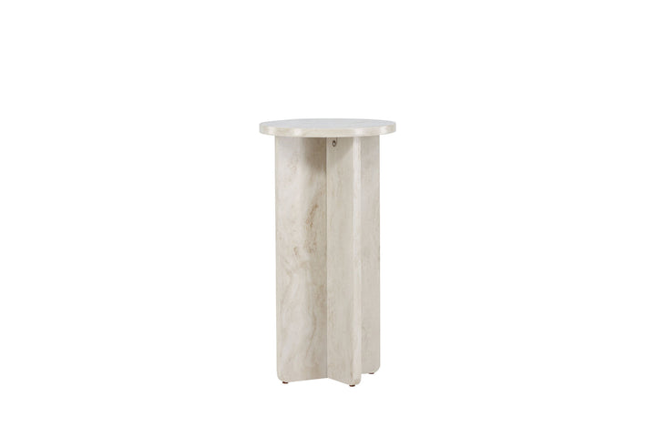 Venture Home Ålesund Side table φ40 - Marble look /