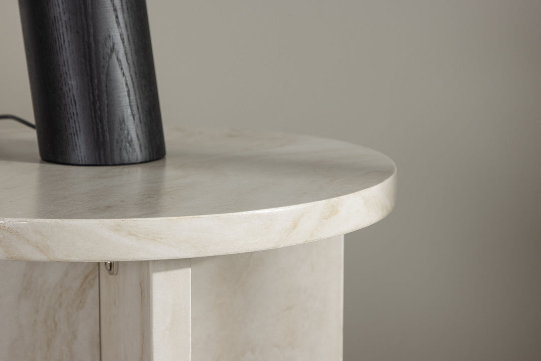Venture Home Ålesund Side table φ40 - Marble look /