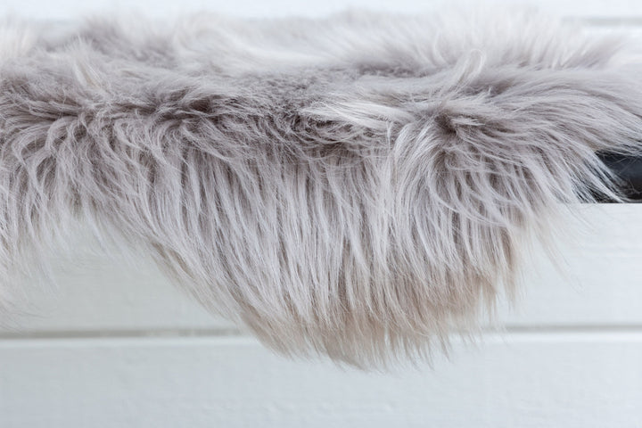 Venture Home Katy Polyester Fake Fur - 180*55-  -Pläd-Grey
