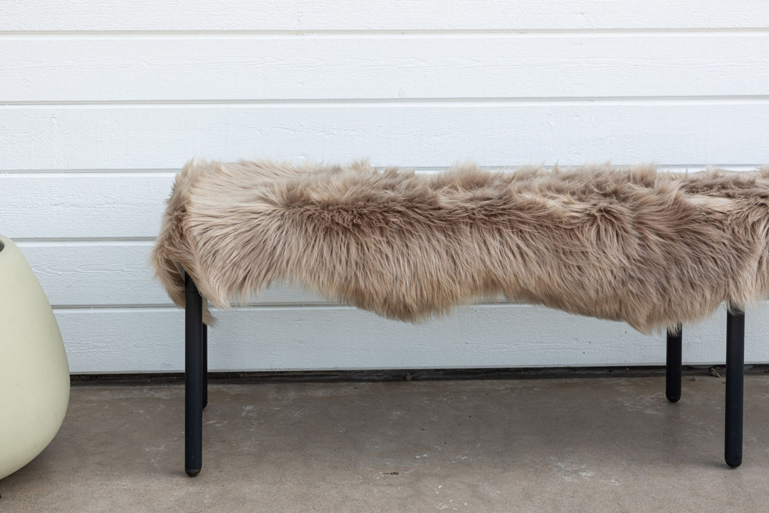 Venture Home Katy Polyester Fake Fur - 180*55-  -Pläd-Brown