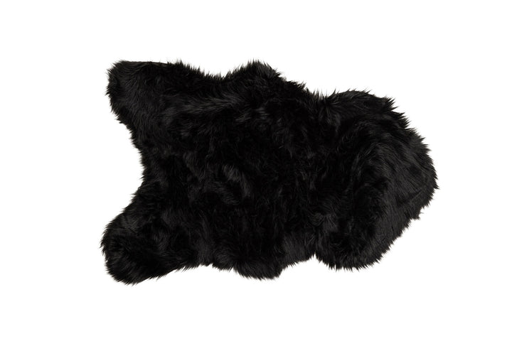Venture Home Katy Polyester Fake Fur - 60*90-  -Rectangular-Black