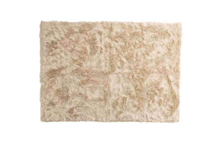 Venture Home Katy Polyester Fake Fur - 230*160-  -Rectangular-Beige