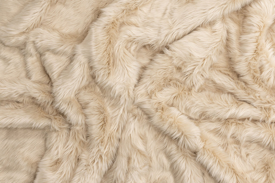 Venture Home Katy Polyester Fake Fur - 230*160-  -Rectangular-Beige