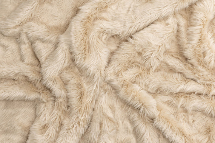 Venture Home Katy Polyester Fake Fur - 230*160-  -Rectangular-Beige