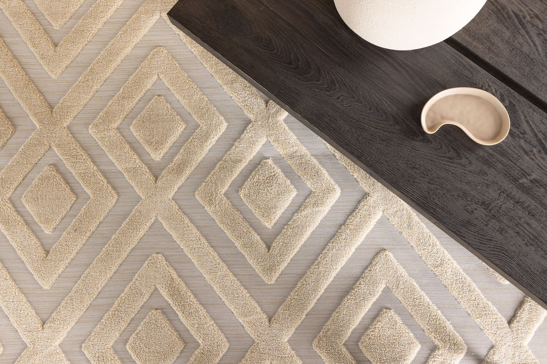 Venture Home Pia Polyester Shaggy - 290*200-  -Rectangular-Beige