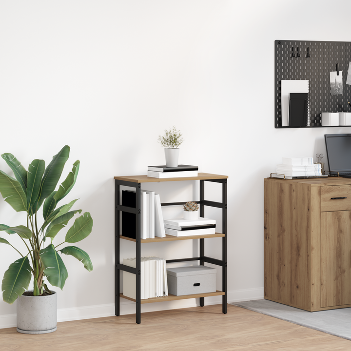 Bogreol Artisan Egetræ 60 x 29,5 x 81 cm Konstrueret træ