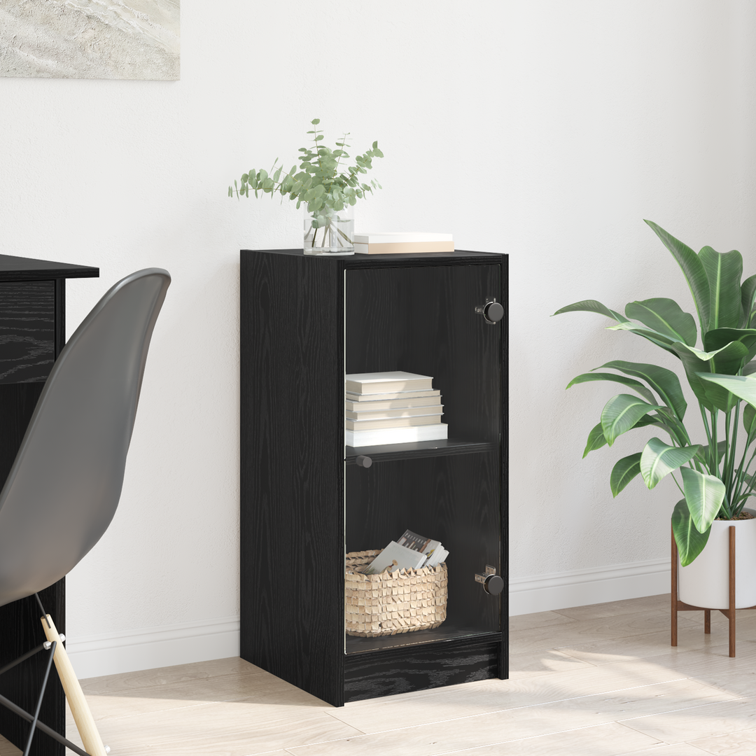 Sideboard Sort eg 35 x 37 x 76 cm Konstrueret træ