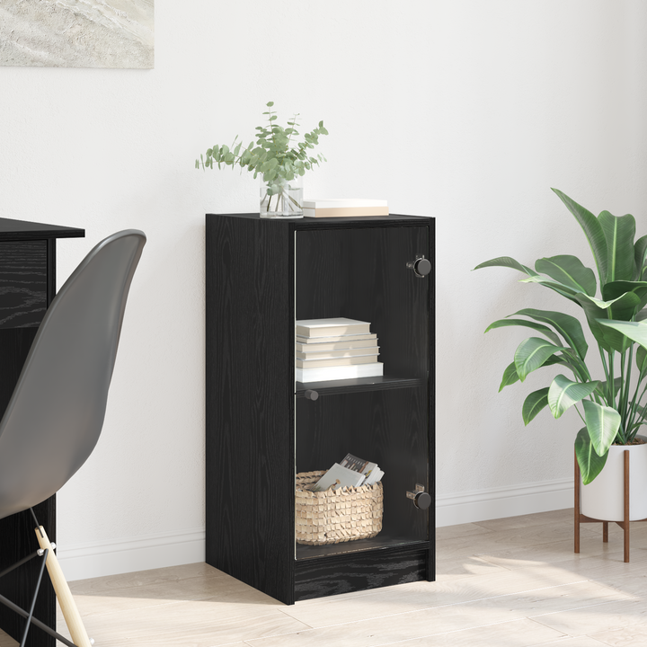 Sideboard Sort eg 35 x 37 x 76 cm Konstrueret træ
