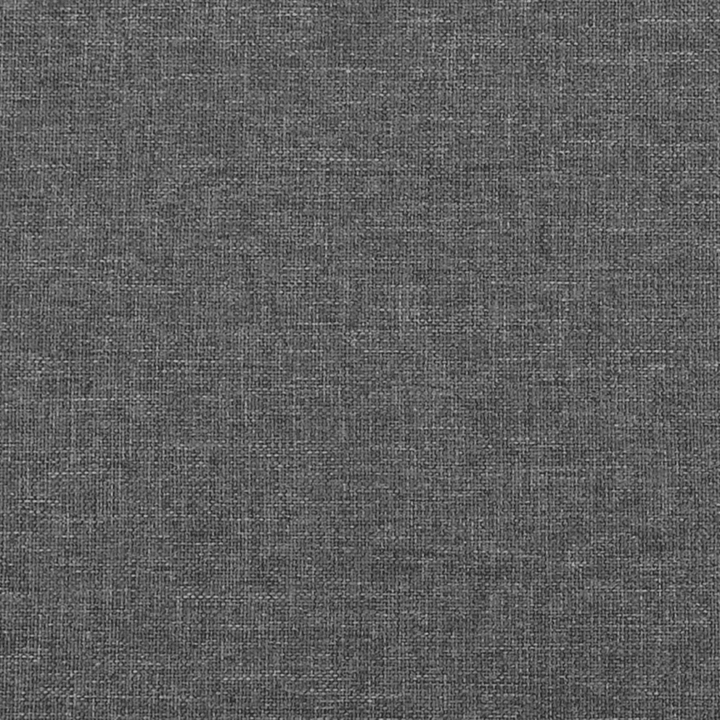 kontinentalseng med madras 140x200 cm stof mørkegrå
