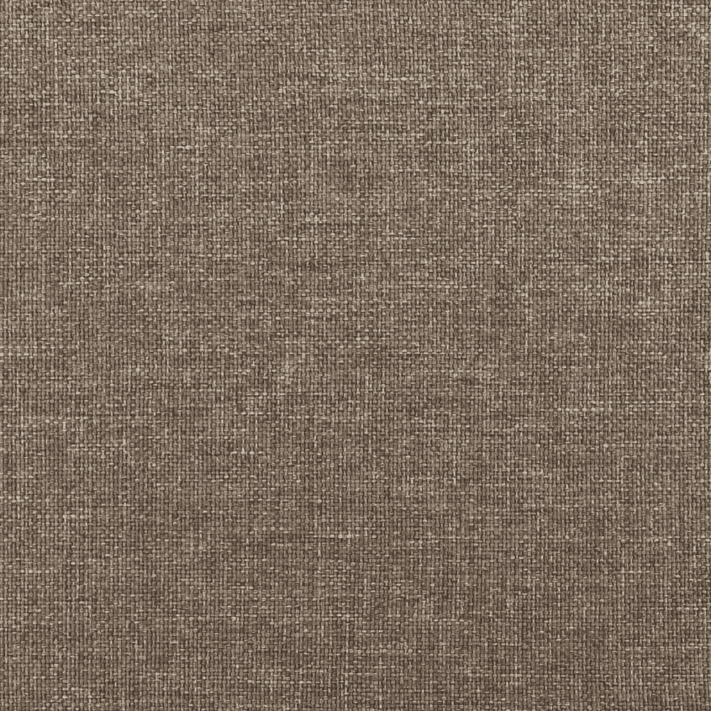 kontinentalseng med madras 140x190 cm stof gråbrun