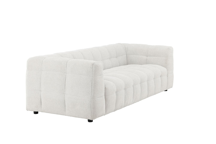 Venture Home Malou 3-Seat Sofa - Beige Fabric