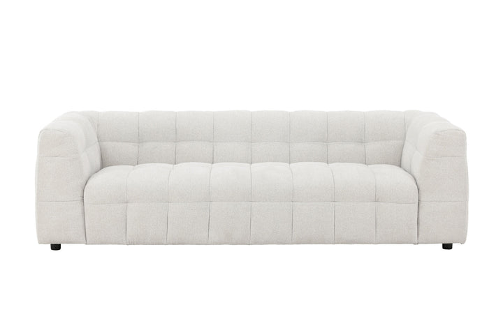 Venture Home Malou 3-Seat Sofa - Beige Fabric