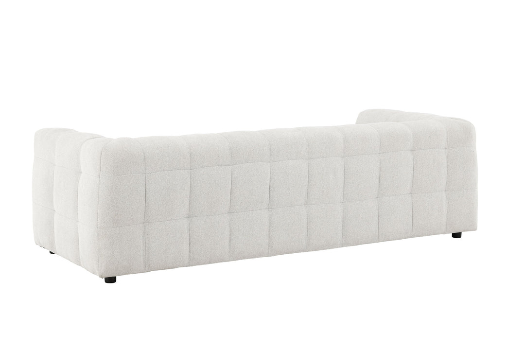 Venture Home Malou 3-Seat Sofa - Beige Fabric