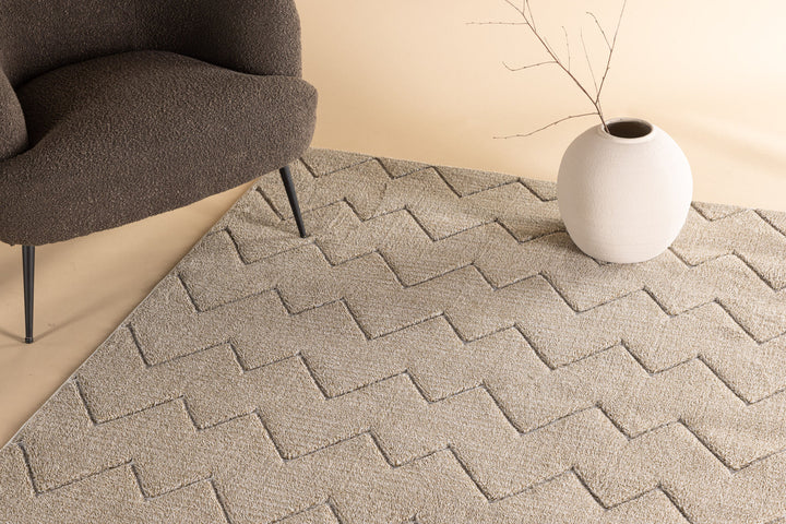 Venture Home Fia Polyester Shaggy - 290*200-  -Rectangular-Brown