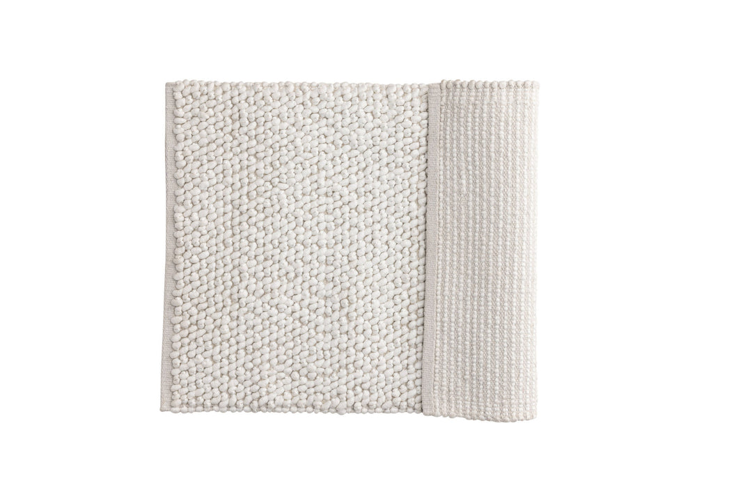 Venture Home Wilmer Polyester/Cotton - 50*80-  -Rectangular-White