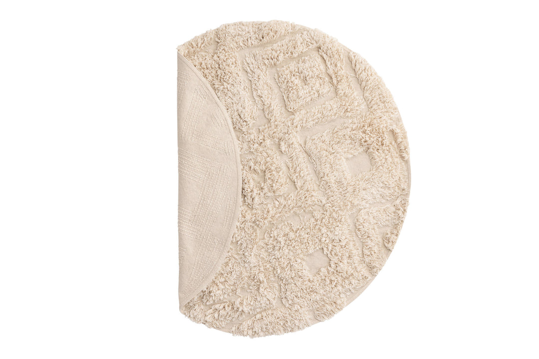 Venture Home Hilma Cotton - 60*60-  -Round-Offwhite
