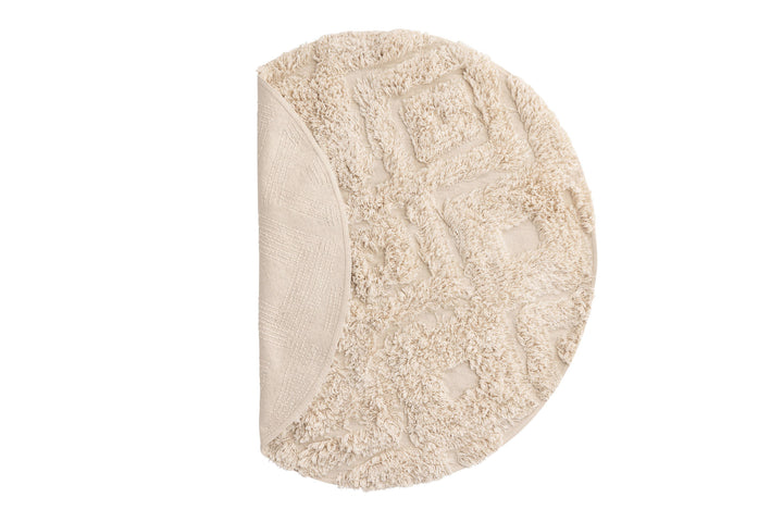 Venture Home Hilma Cotton - 60*60-  -Round-Offwhite