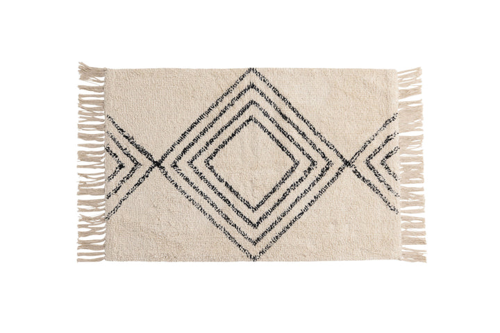 Venture Home Love Cotton - 50*80-  -Rectangular-White/Black