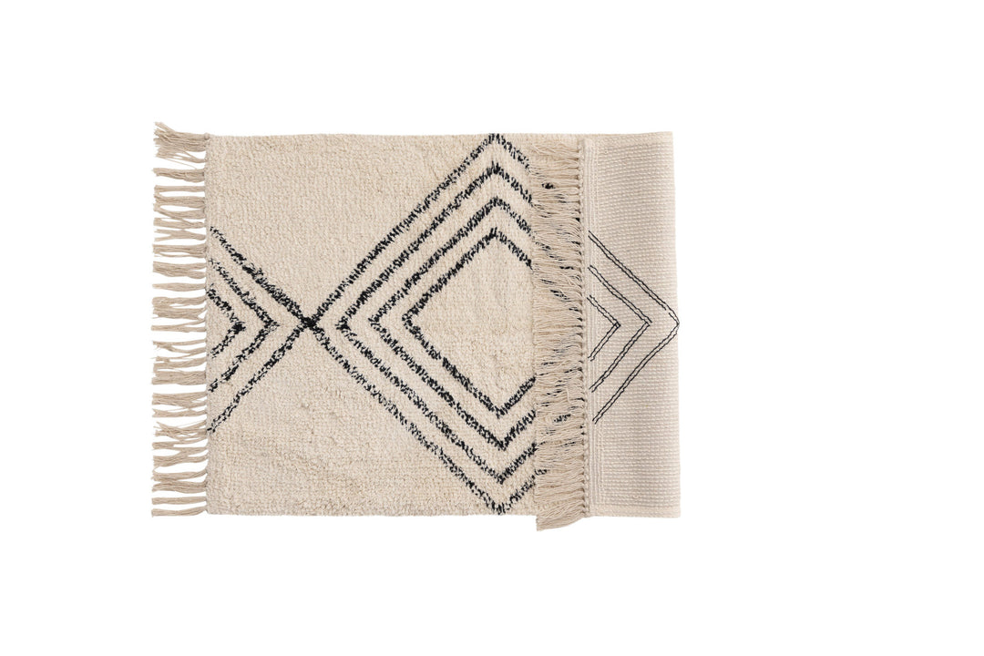 Venture Home Love Cotton - 50*80-  -Rectangular-White/Black