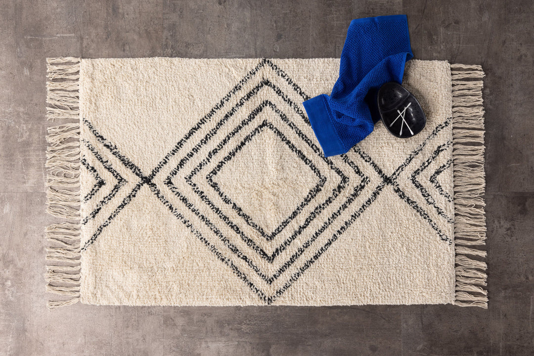 Venture Home Love Cotton - 50*80-  -Rectangular-White/Black