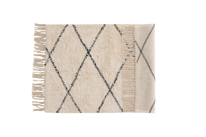 Venture Home Thelma Cotton - 50*80-  -Rectangular-White/Black