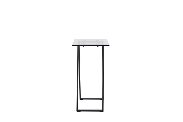 Venture Home Horten Desk - Chrome (silver) / Clear glass Glass