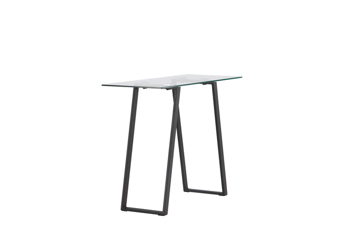 Venture Home Horten Desk - Chrome (silver) / Clear glass Glass