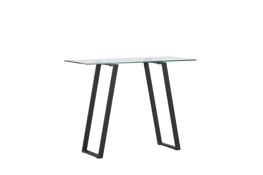 Venture Home Horten Desk - Chrome (silver) / Clear glass Glass
