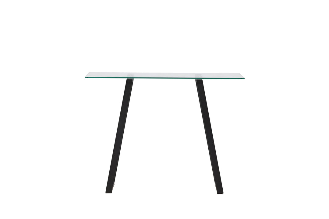 Venture Home Horten Desk - Chrome (silver) / Clear glass Glass