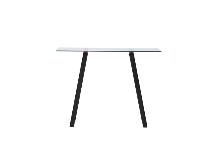 Venture Home Horten Desk - Chrome (silver) / Clear glass Glass