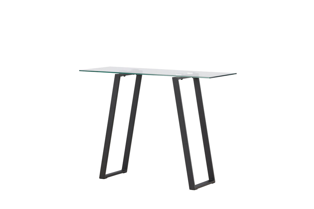Venture Home Horten Desk - Chrome (silver) / Clear glass Glass