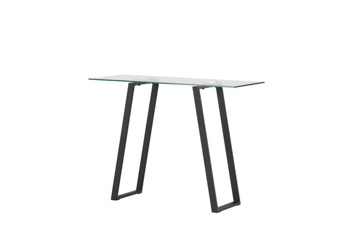 Venture Home Horten Desk - Chrome (silver) / Clear glass Glass