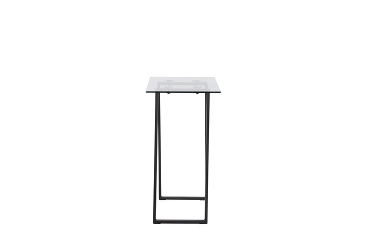 Venture Home Horten Desk - Chrome (silver) / Clear glass Glass