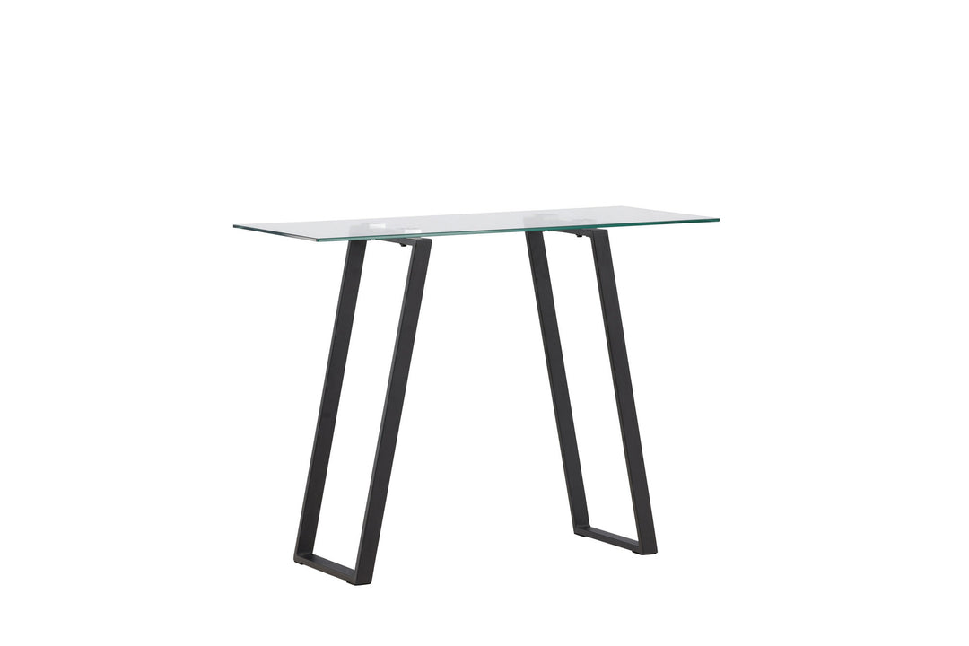 Venture Home Horten Desk - Chrome (silver) / Clear glass Glass