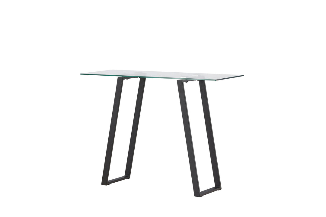 Venture Home Horten Desk - Chrome (silver) / Clear glass Glass