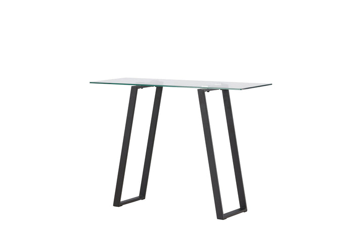 Venture Home Horten Desk - Chrome (silver) / Clear glass Glass