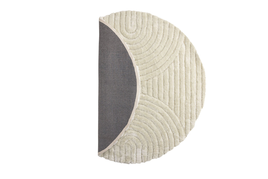 Venture Home Niklas  Polyester - 200*200-  -Round-White